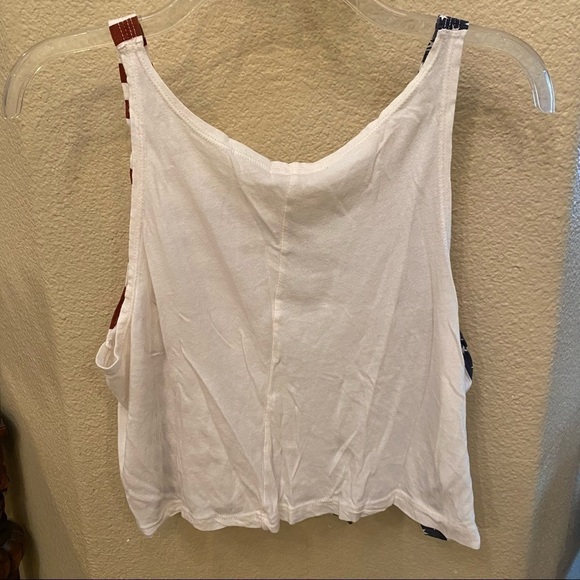 BRANDY MELVILLE Flag July 4th Cropped Tank Top-OS - Picture 4 of 5